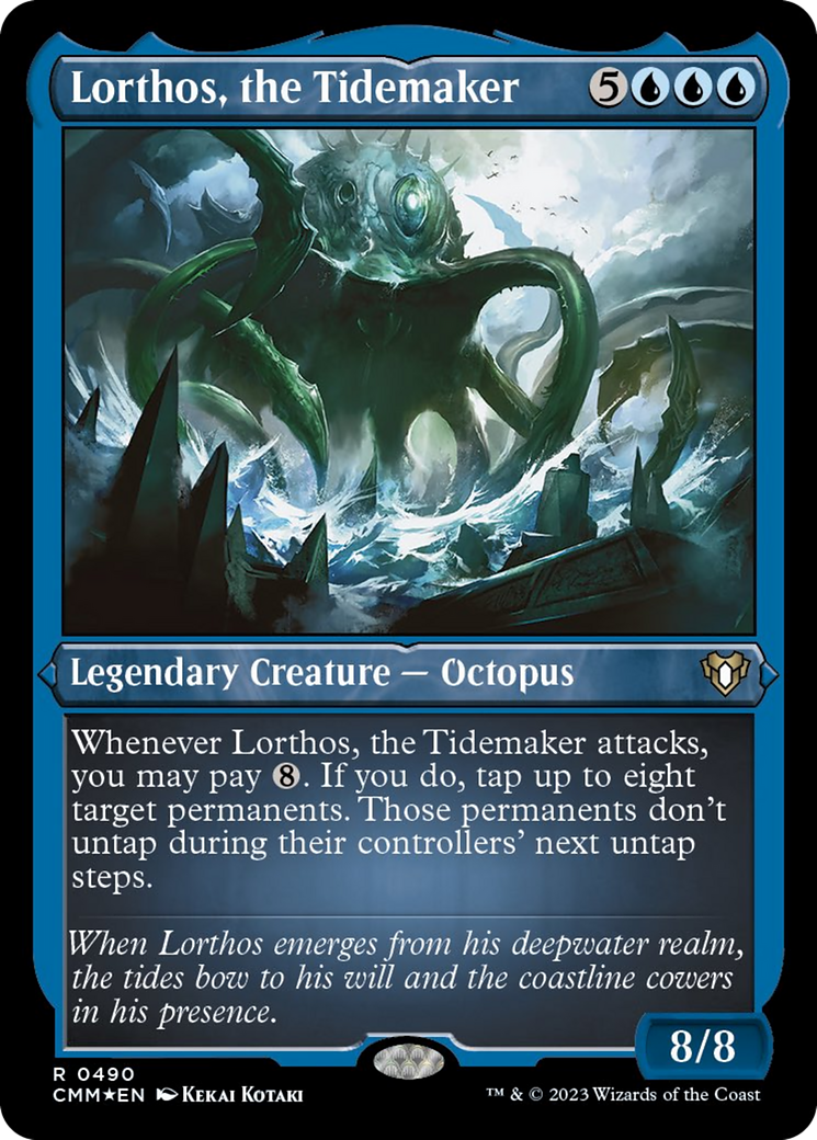 Lorthos, the Tidemaker (Foil Etched) [Commander Masters] | Webway Games