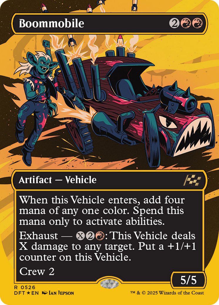 Boommobile (Borderless) (First-Place Foil) [Aetherdrift] | Webway Games