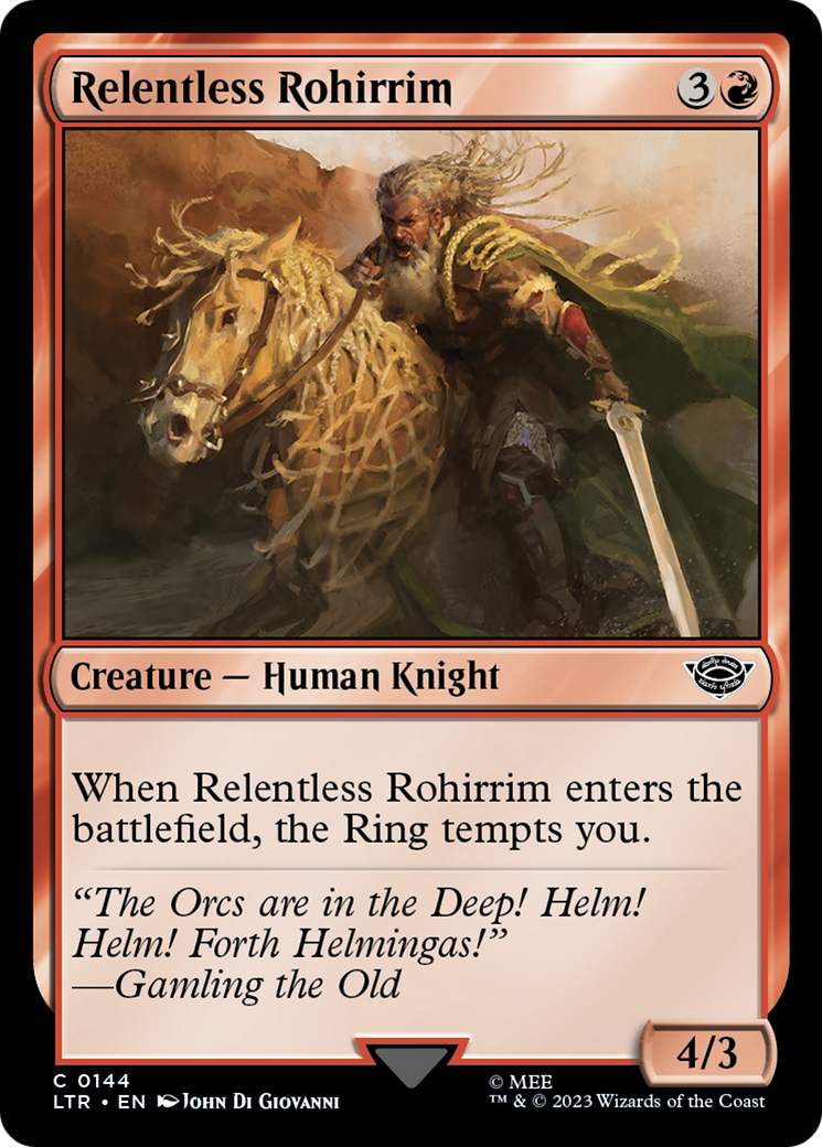 Relentless Rohirrim [The Lord of the Rings: Tales of Middle-Earth] | Webway Games