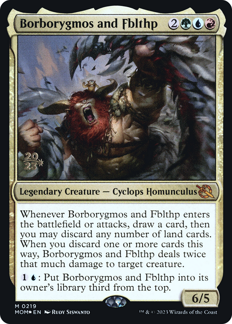 Borborygmos and Fblthp [March of the Machine Prerelease Promos] | Webway Games