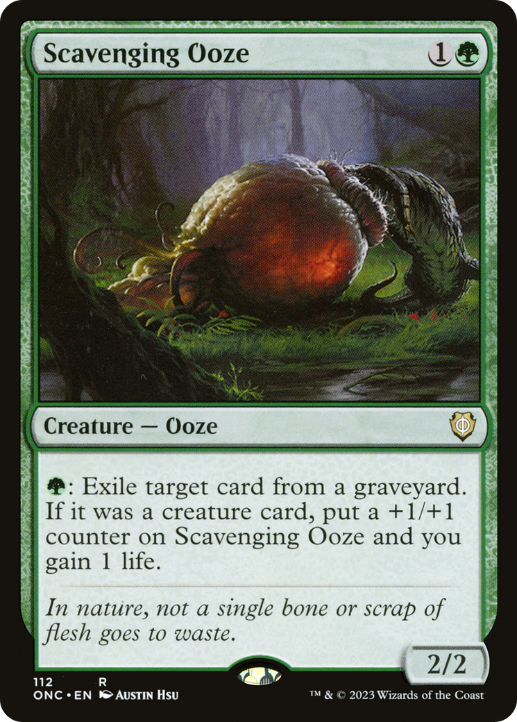 Scavenging Ooze [Phyrexia: All Will Be One Commander] | Webway Games
