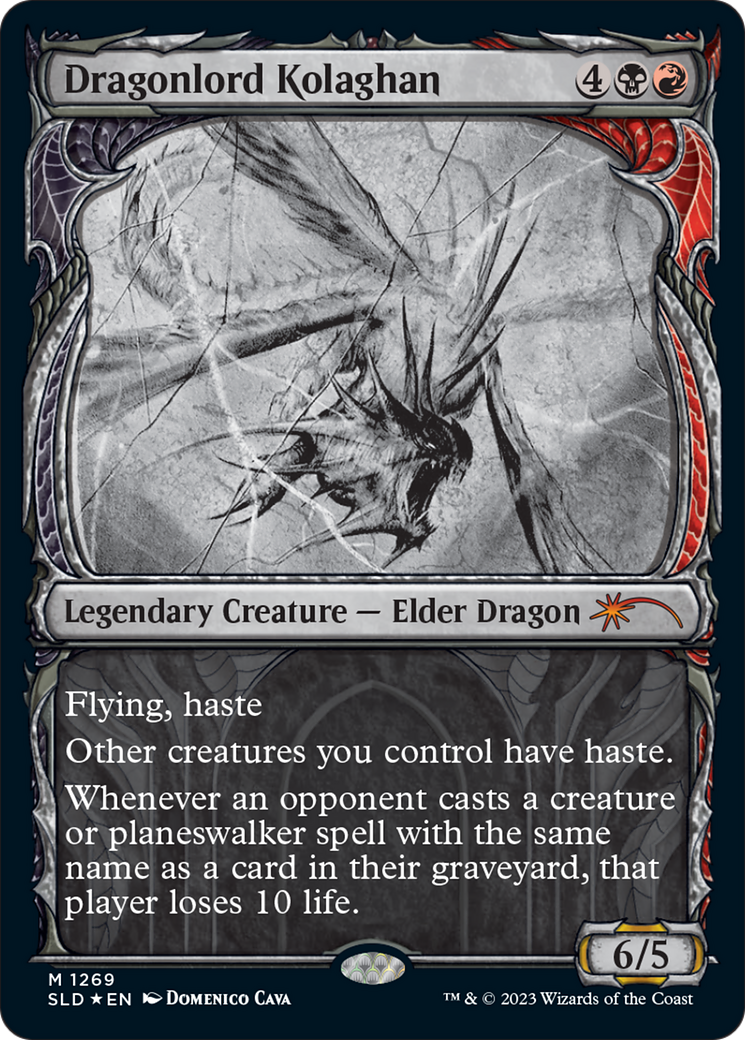 Dragonlord Kolaghan (Halo Foil) [Secret Lair Drop Series] | Webway Games