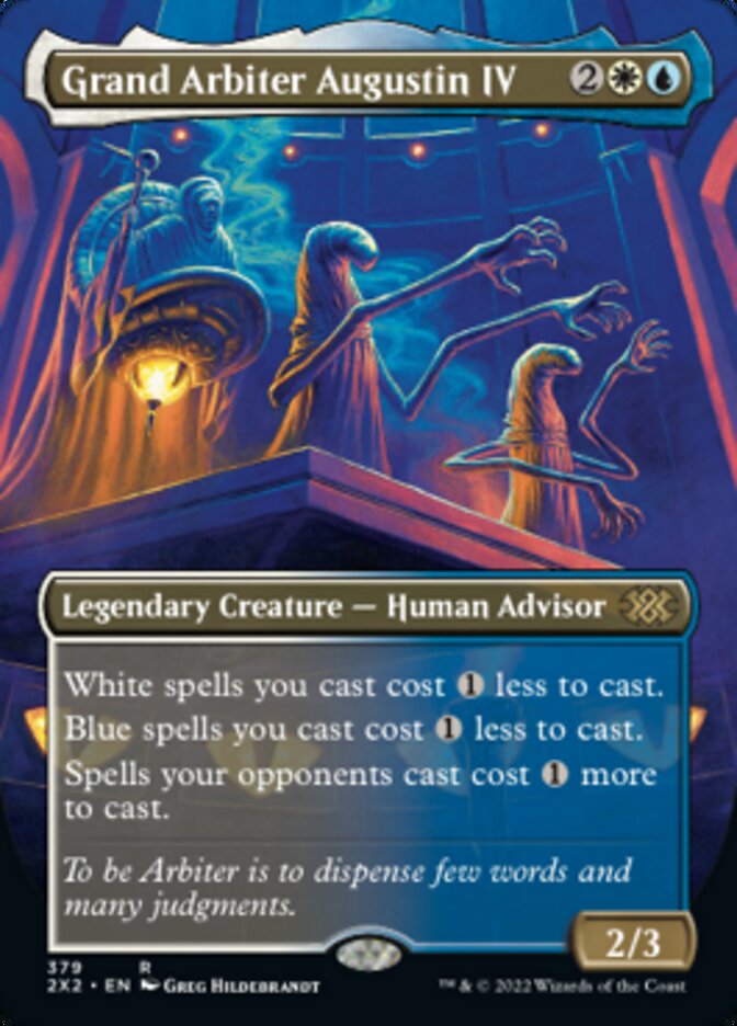Grand Arbiter Augustin IV (Borderless Alternate Art) [Double Masters 2022] | Webway Games