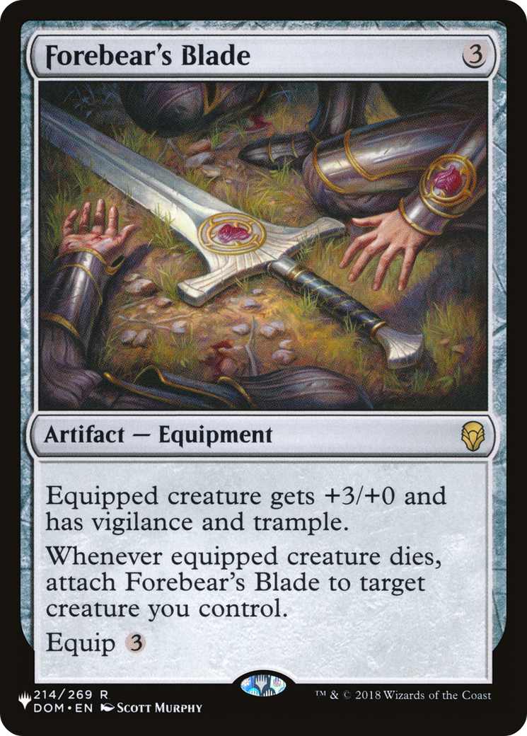 Forebear's Blade [The List] | Webway Games