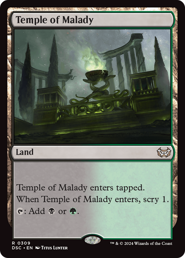 Temple of Malady [Duskmourn: House of Horror Commander] | Webway Games