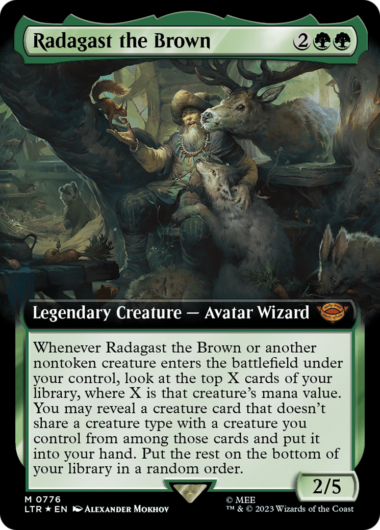Radagast the Brown (Extended Art) (Surge Foil) [The Lord of the Rings: Tales of Middle-Earth] | Webway Games
