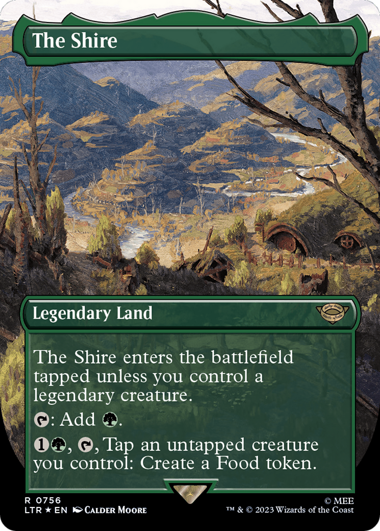 The Shire (Borderless) (Surge Foil) [The Lord of the Rings: Tales of Middle-Earth] | Webway Games