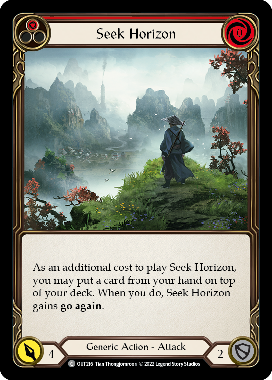 Seek Horizon (Red) [OUT216] (Outsiders) | Webway Games