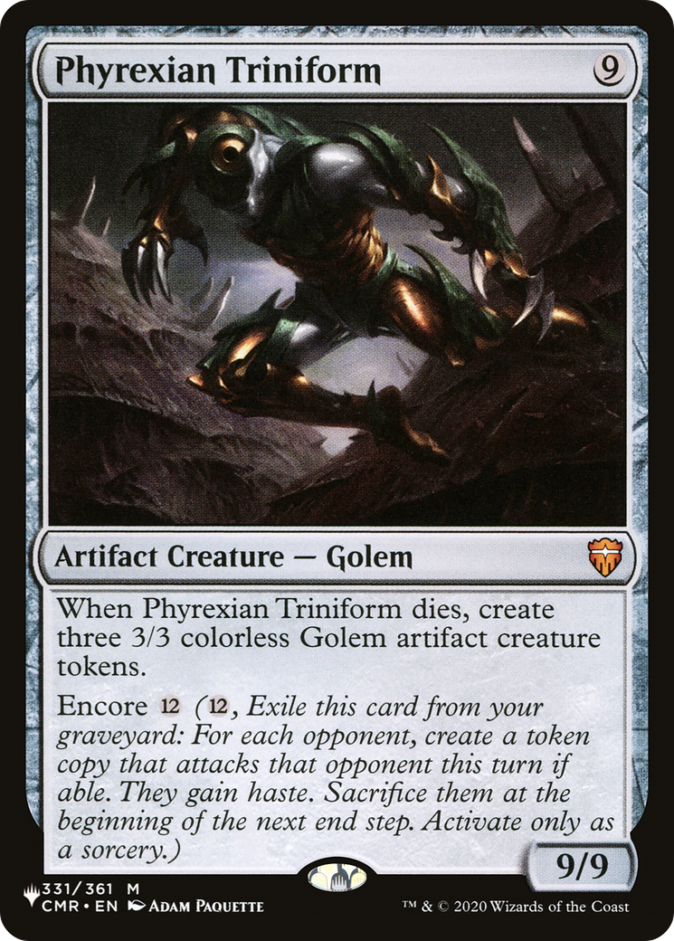 Phyrexian Triniform [The List] | Webway Games