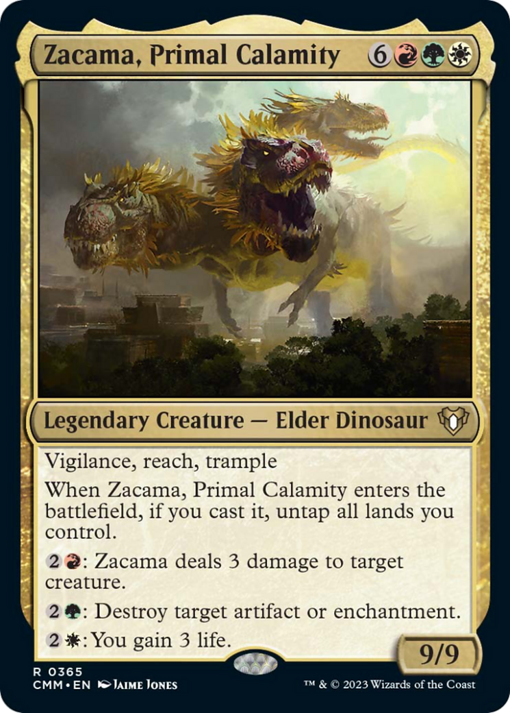 Zacama, Primal Calamity [Commander Masters] | Webway Games