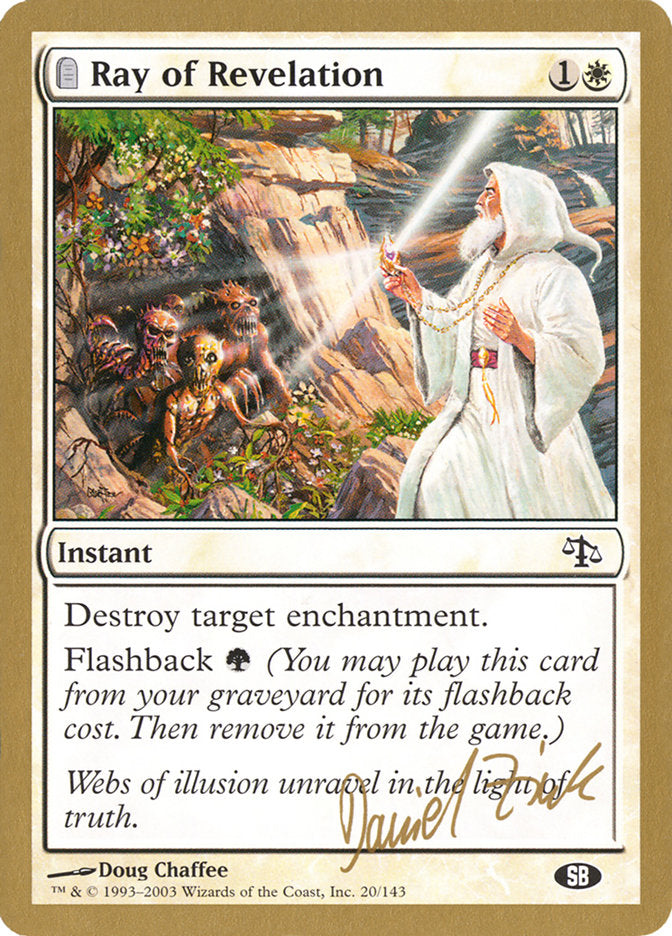 Ray of Revelation (Daniel Zink) (SB) [World Championship Decks 2003] | Webway Games