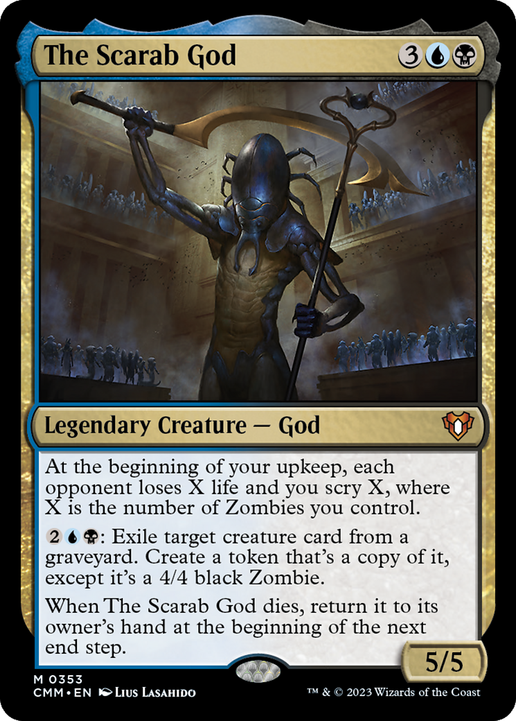 The Scarab God [Commander Masters] | Webway Games