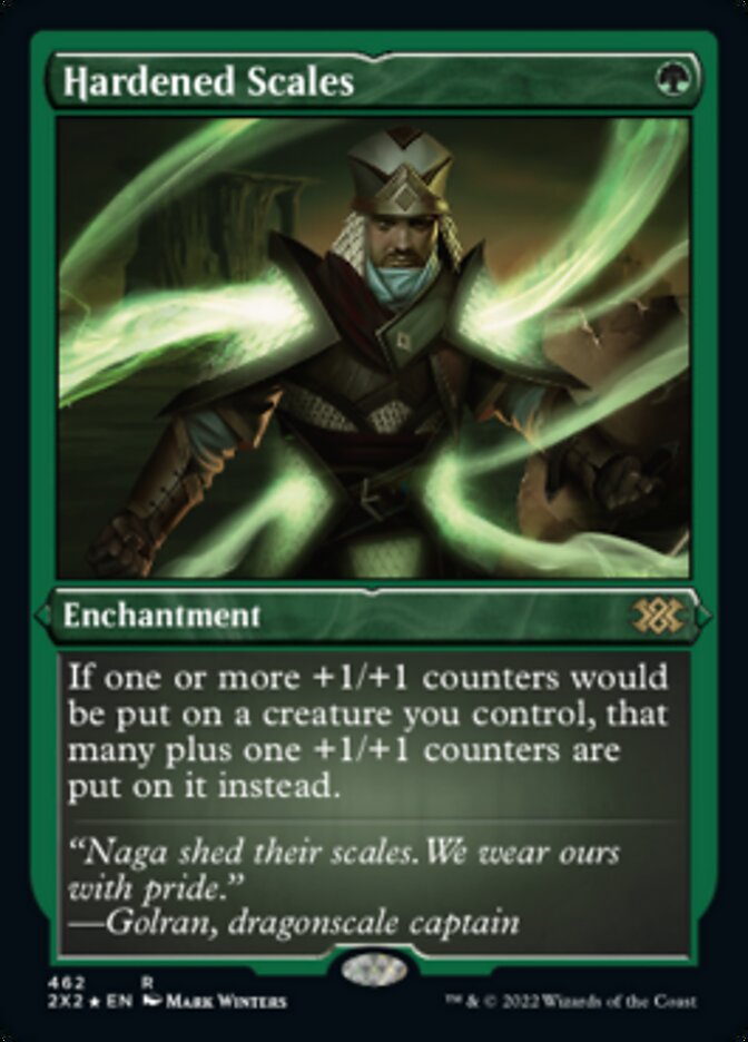 Hardened Scales (Foil Etched) [Double Masters 2022] | Webway Games