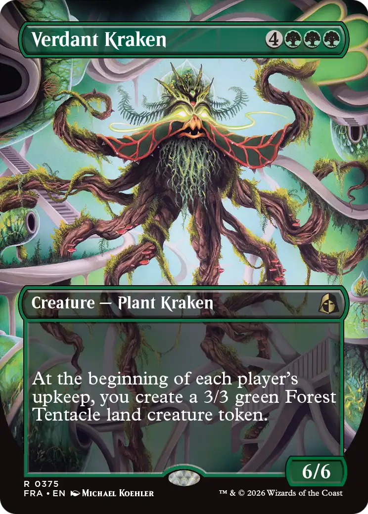 Verdant Kraken (Borderless) [Reality Fracture] | Webway Games