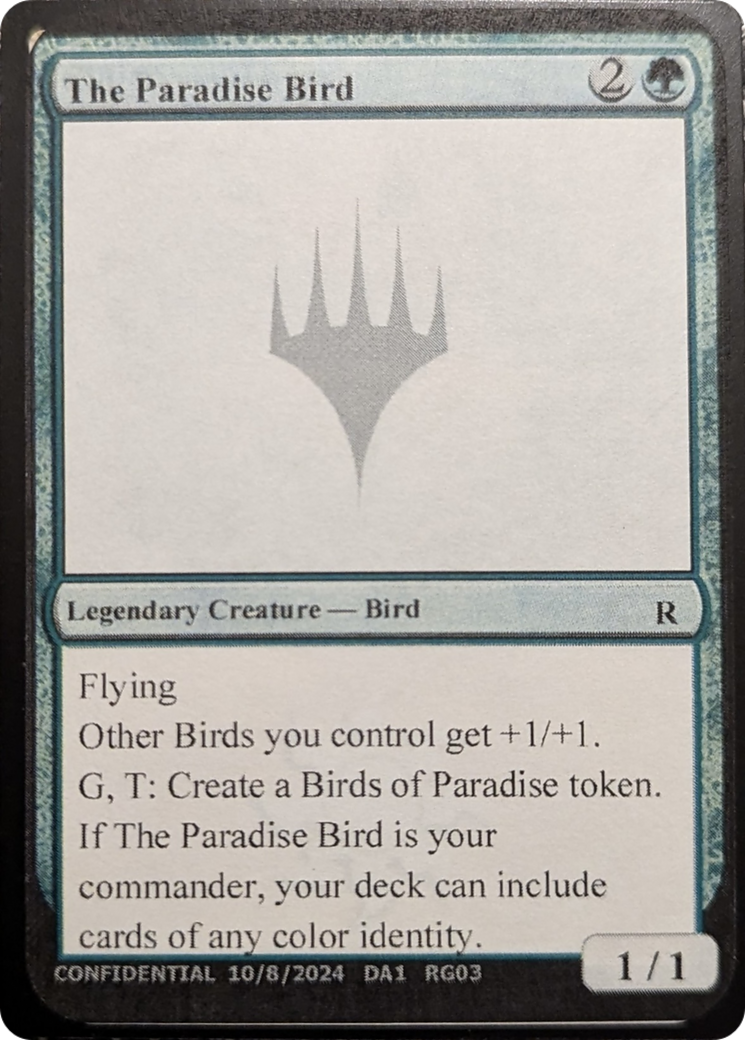 The Paradise Bird [Mystery Booster 2 Playtest Cards] | Webway Games