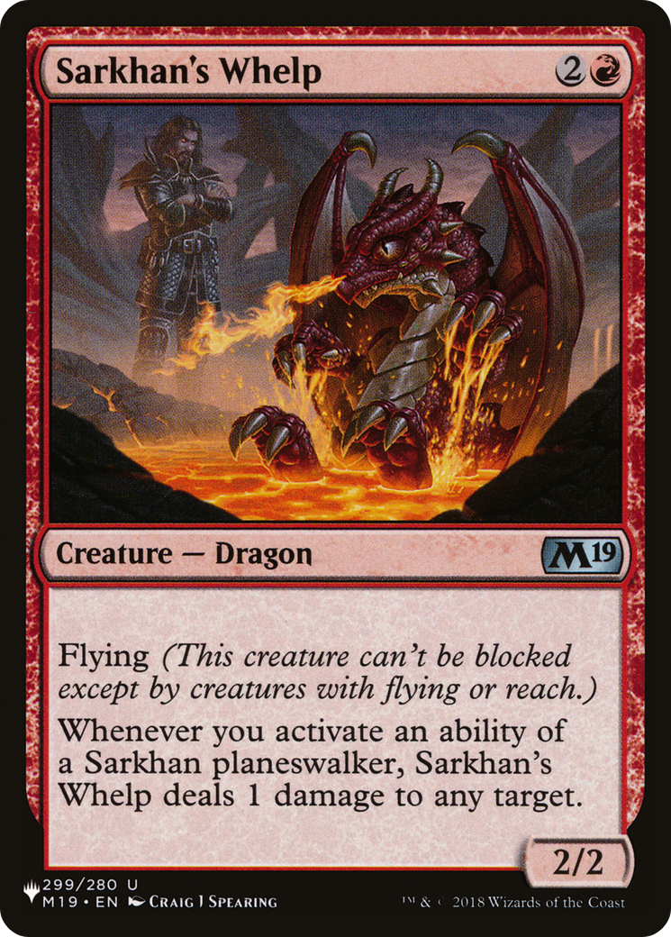 Sarkhan's Whelp [The List] | Webway Games