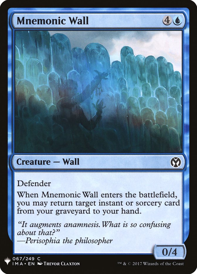Mnemonic Wall [Mystery Booster] | Webway Games