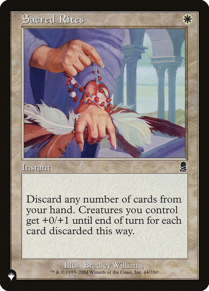 Sacred Rites [The List] | Webway Games