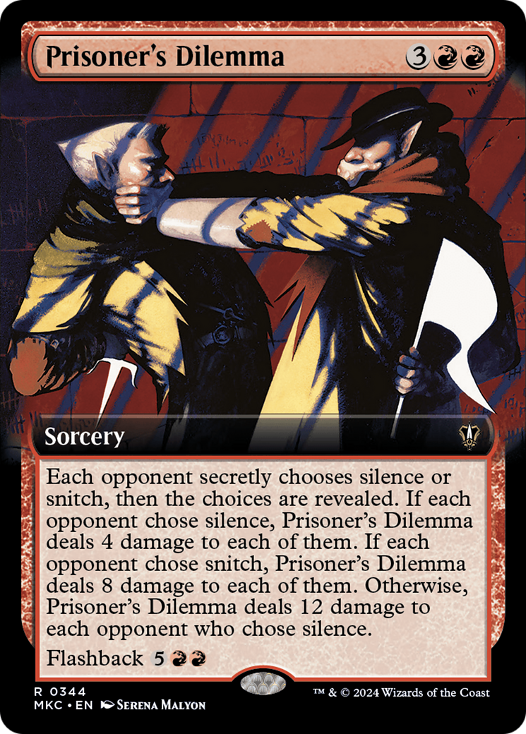 Prisoner's Dilemma (Extended Art) [Murders at Karlov Manor Commander] | Webway Games