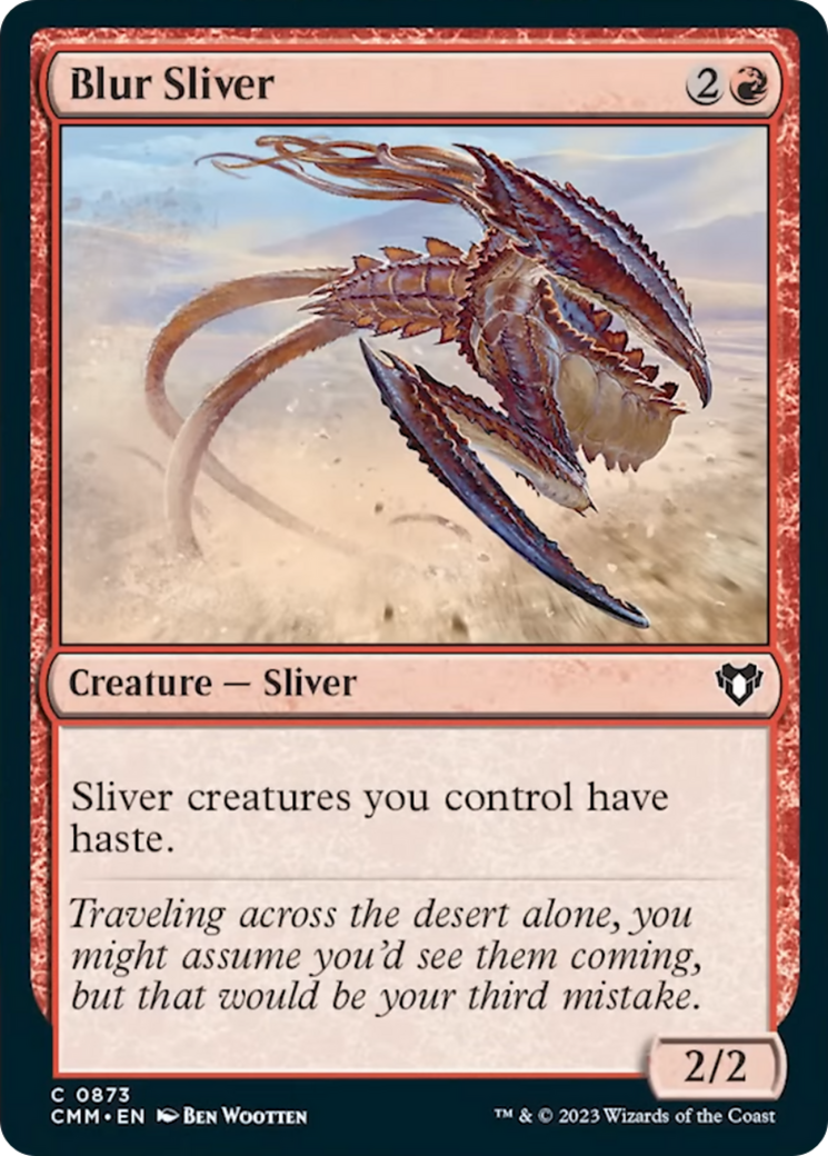 Blur Sliver [Commander Masters] | Webway Games