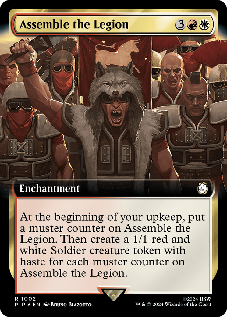 Assemble the Legion (Extended Art) (Surge Foil) [Fallout] | Webway Games