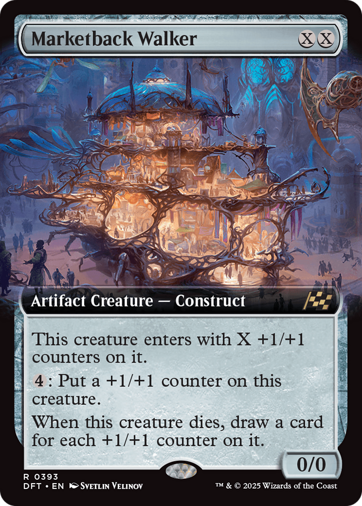 Marketback Walker (Extended Art) [Aetherdrift] | Webway Games