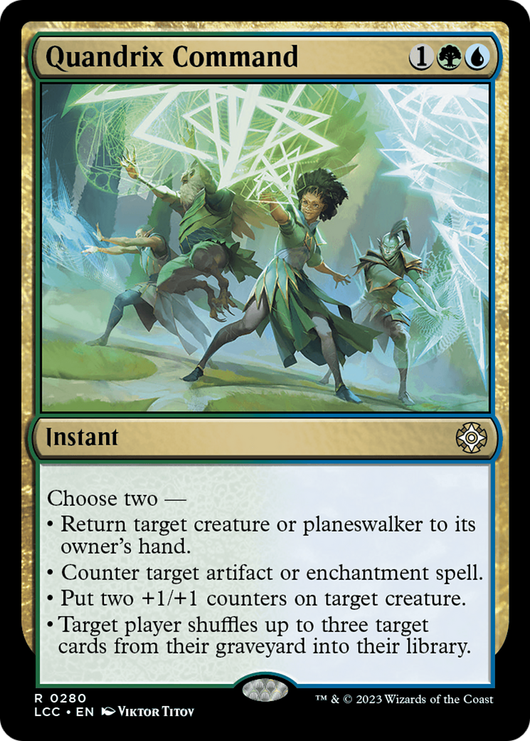 Quandrix Command [The Lost Caverns of Ixalan Commander] | Webway Games