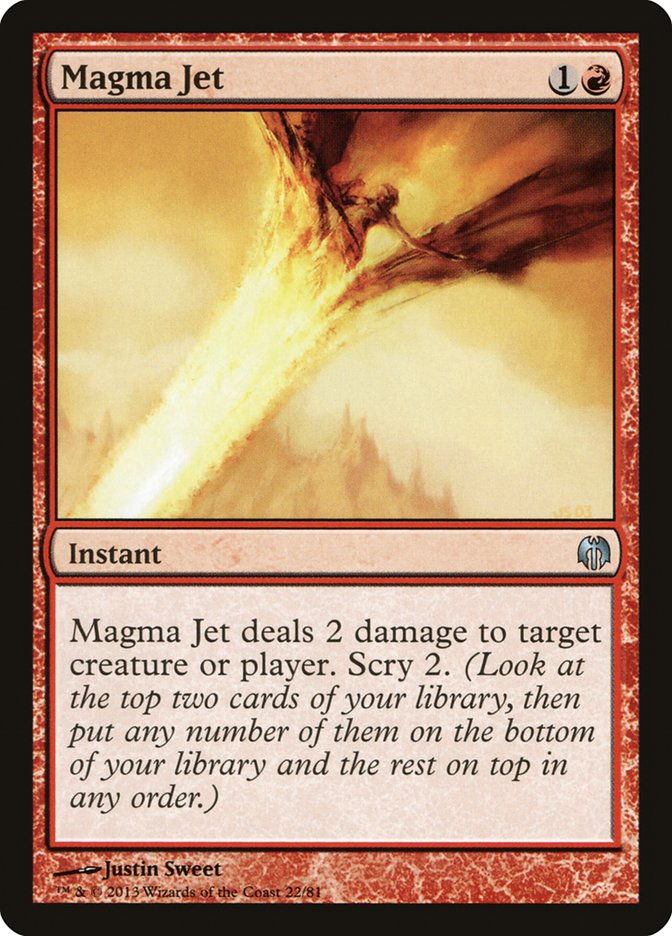 Magma Jet [Duel Decks: Heroes vs. Monsters] | Webway Games