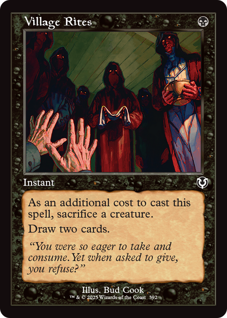 Village Rites (Retro Frame) [Innistrad Remastered] | Webway Games