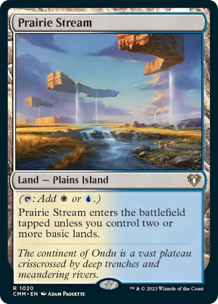 Prairie Stream [Commander Masters] | Webway Games