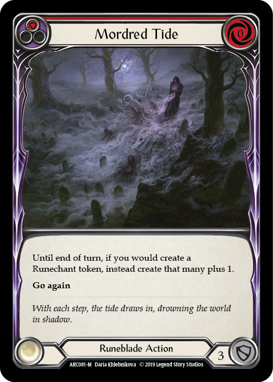 Mordred Tide [ARC081-M] (Arcane Rising)  1st Edition Rainbow Foil | Webway Games