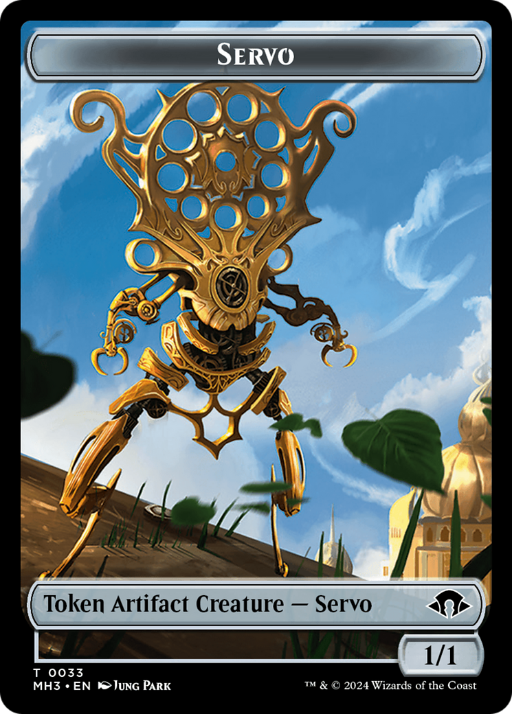 Servo // Zombie Army Double-Sided Token [Modern Horizons 3 Tokens] | Webway Games