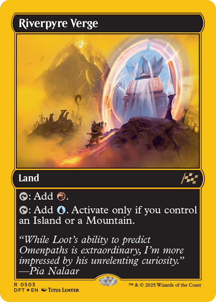 Riverpyre Verge (First-Place Foil) [Aetherdrift] | Webway Games
