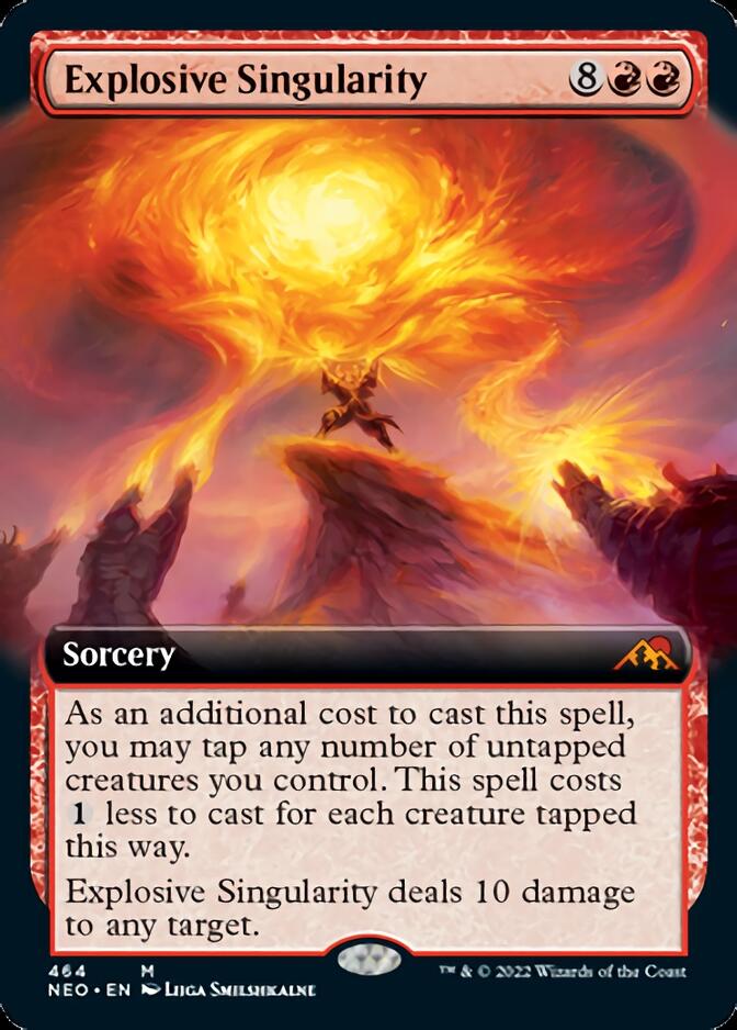 Explosive Singularity (Extended Art) [Kamigawa: Neon Dynasty] | Webway Games