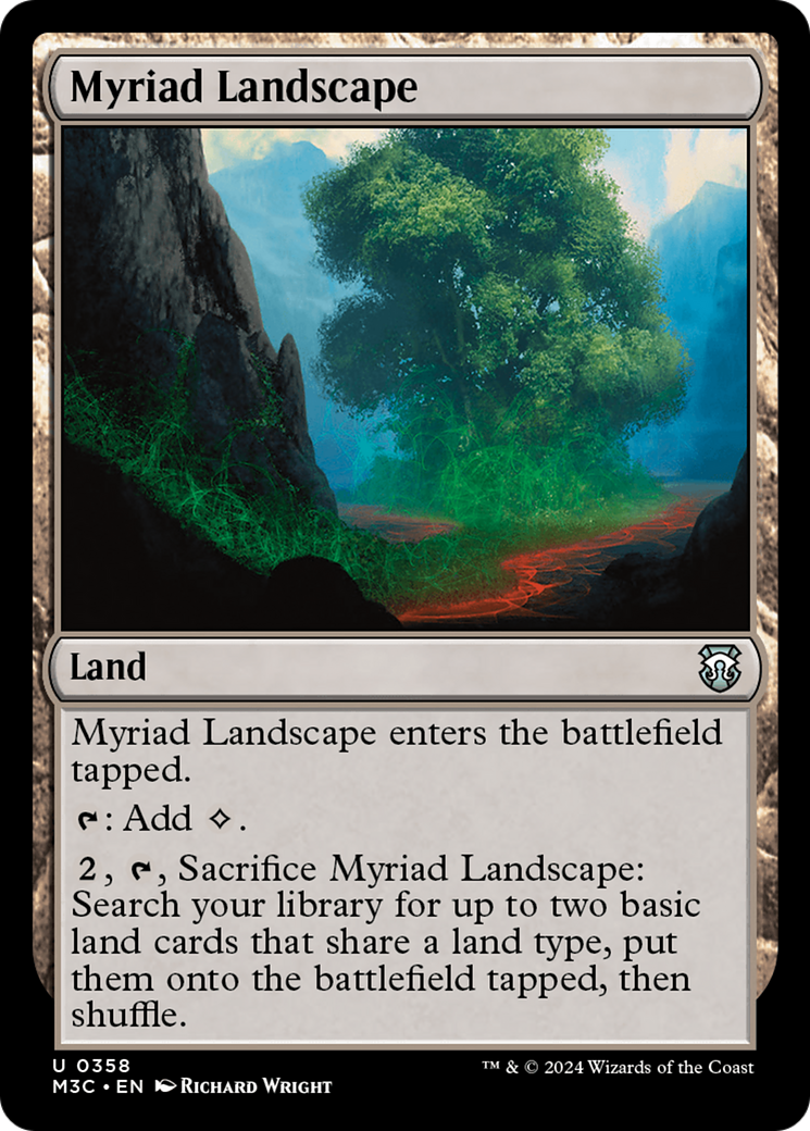 Myriad Landscape (Ripple Foil) [Modern Horizons 3 Commander] | Webway Games