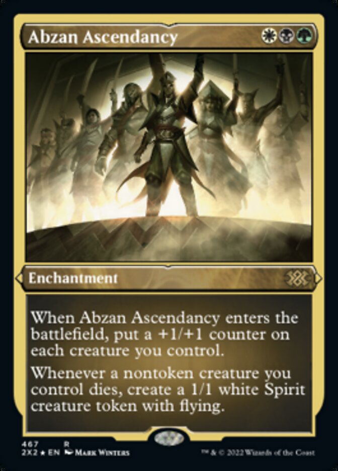 Abzan Ascendancy (Foil Etched) [Double Masters 2022] | Webway Games