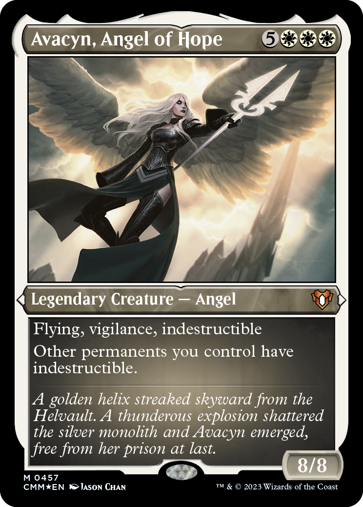 Avacyn, Angel of Hope (Foil Etched) [Commander Masters] | Webway Games