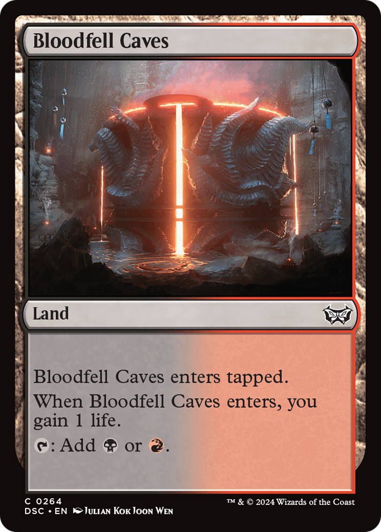 Bloodfell Caves [Duskmourn: House of Horror Commander] | Webway Games