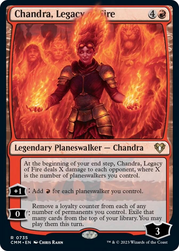 Chandra, Legacy of Fire [Commander Masters] | Webway Games