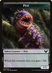 Pest // Jace, Telepath Unbound Emblem Double-Sided Token [Secret Lair: From Cute to Brute Tokens] | Webway Games