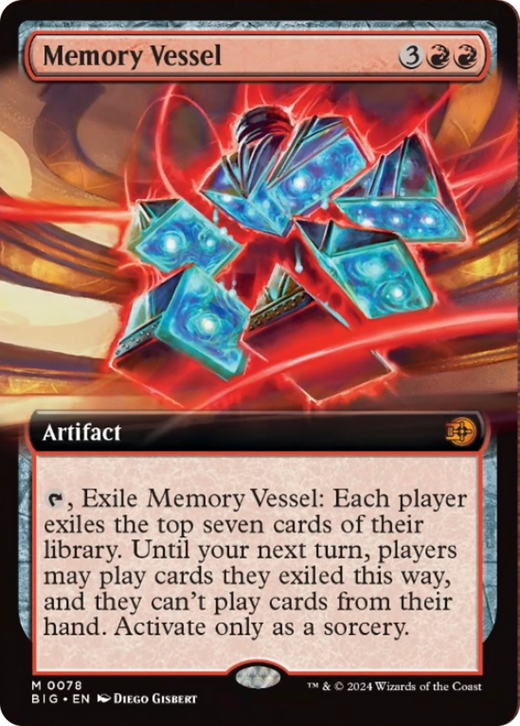 Memory Vessel (Extended Art) [Outlaws of Thunder Junction: The Big Score] | Webway Games