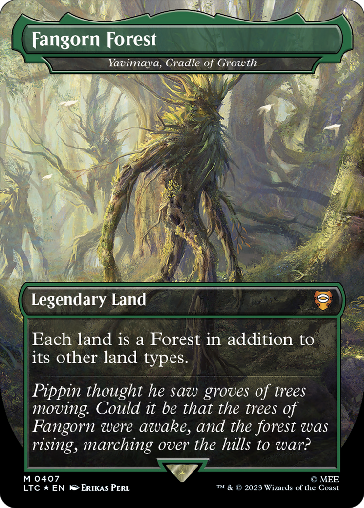 Fangorn Forest - Yavimaya, Cradle of Growth (Surge Foil Realms and Relics) [The Lord of the Rings: Tales of Middle-Earth Commander] | Webway Games
