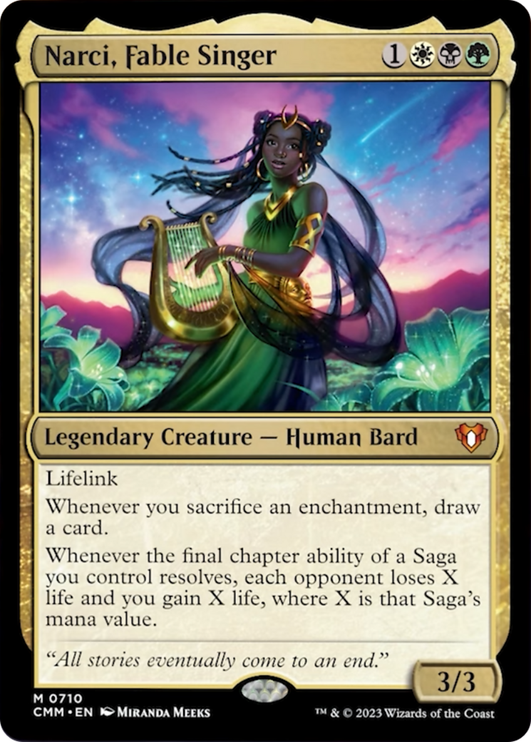 Narci, Fable Singer [Commander Masters] | Webway Games