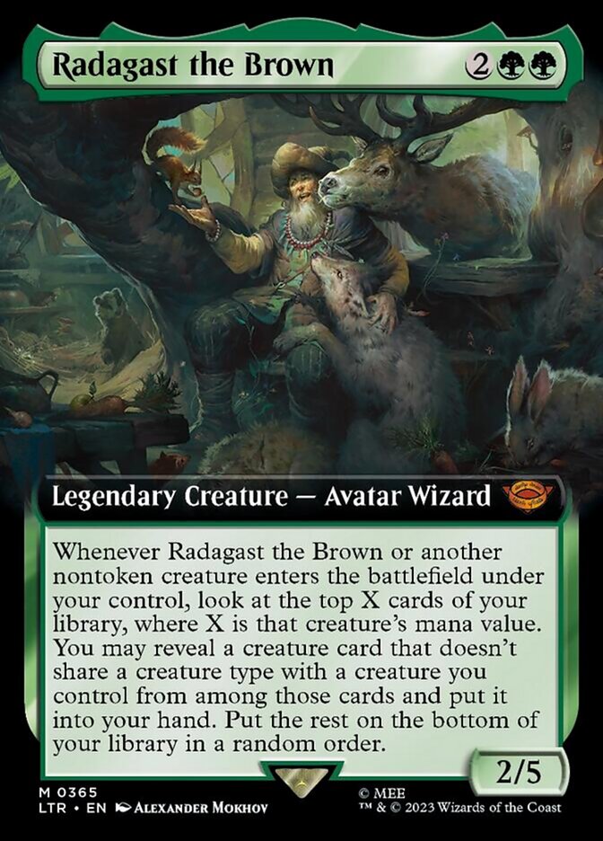 Radagast the Brown (Extended Art) [The Lord of the Rings: Tales of Middle-Earth] | Webway Games