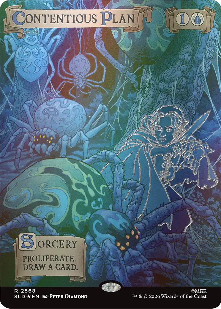 Contentious Plan (Out Of Sight Foil) [Secret Lair Drop Series] | Webway Games