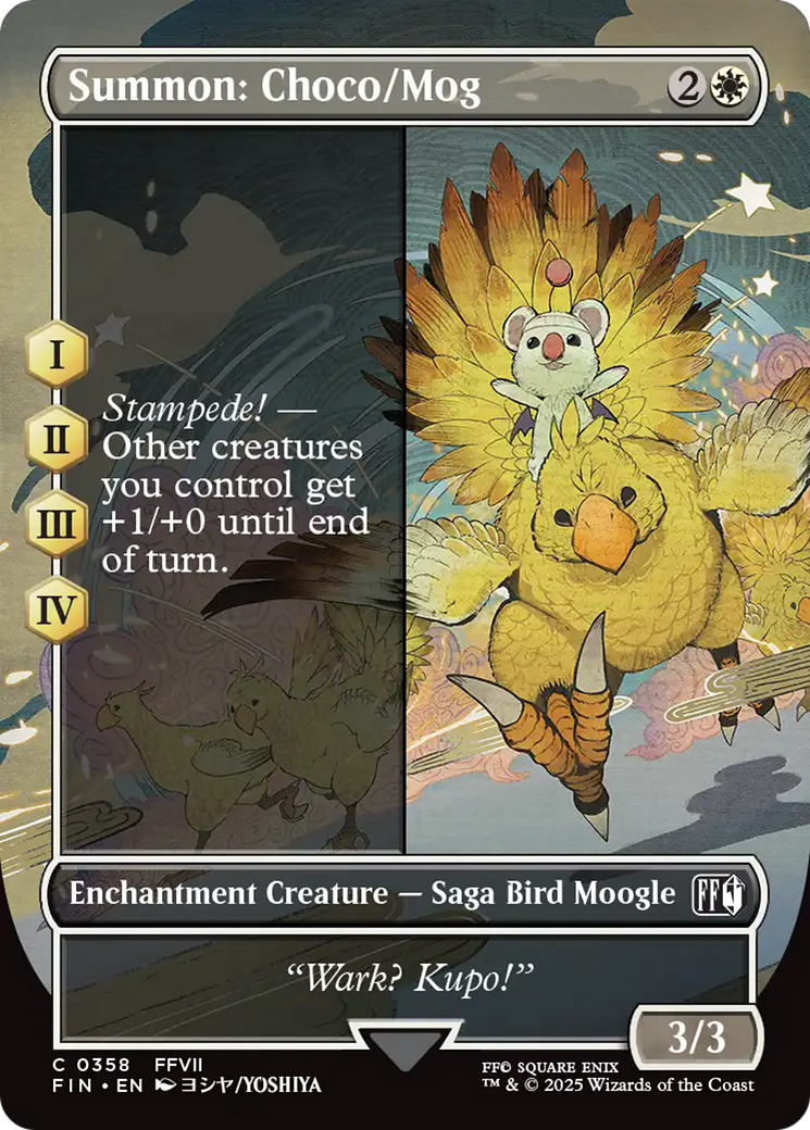 Summon: Choco/Mog (Borderless) [FINAL FANTASY] | Webway Games