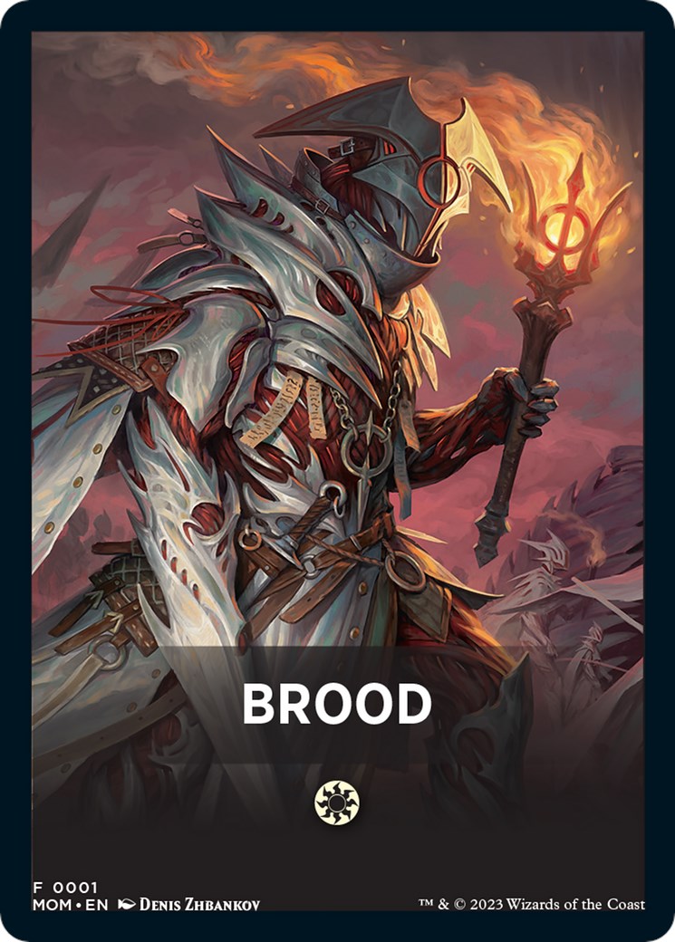 Brood Theme Card [March of the Machine Tokens] | Webway Games