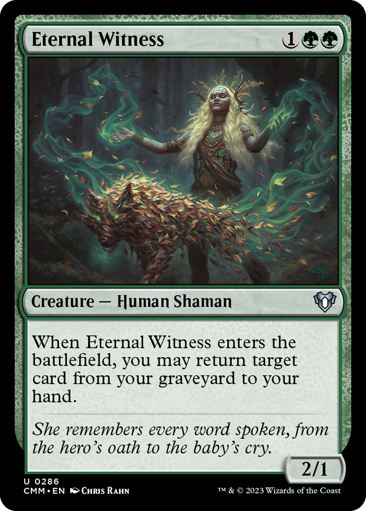 Eternal Witness [Commander Masters] | Webway Games