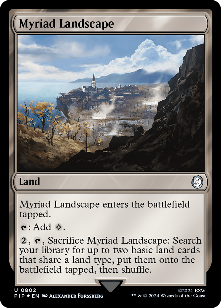 Myriad Landscape (Surge Foil) [Fallout] | Webway Games