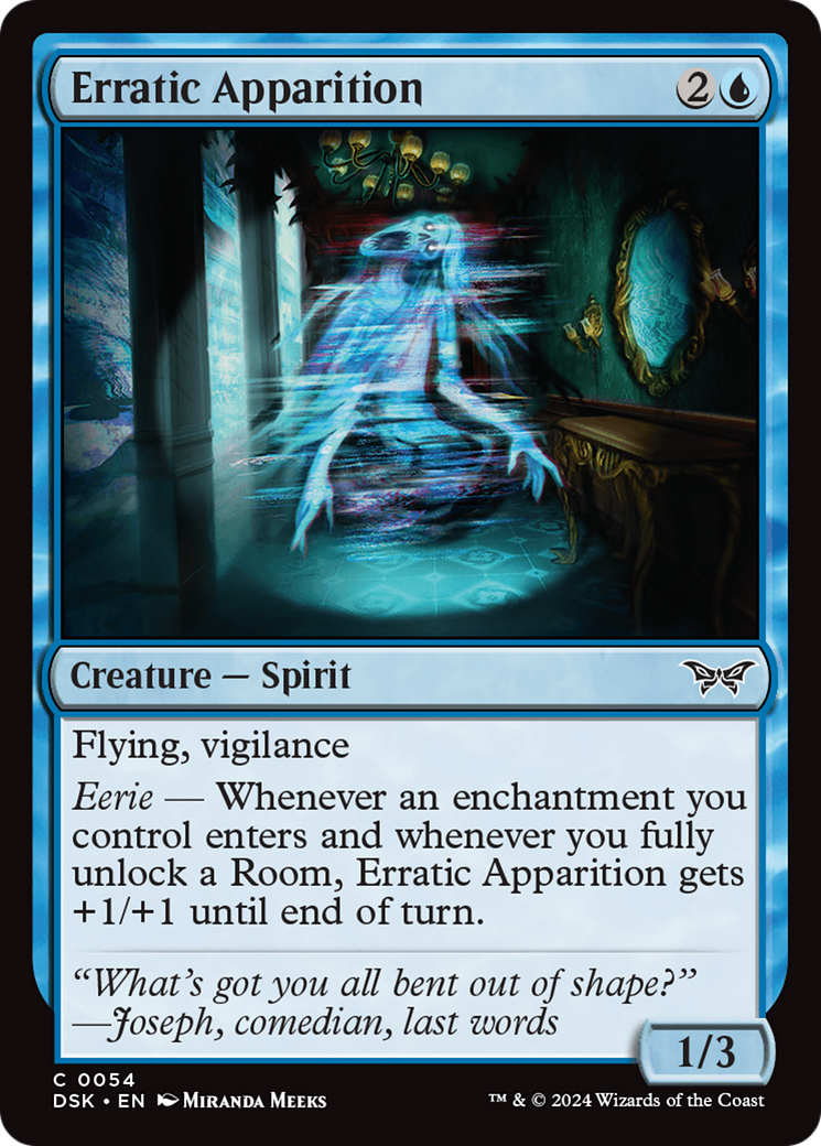 Erratic Apparition [Duskmourn: House of Horror] | Webway Games